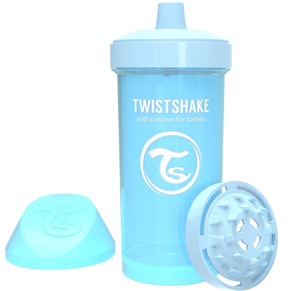 Twistshake Fľaša pre deti 360 ml 12 + m, Pastelovo modrá